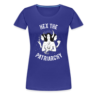 Hex the Patriarchy Triple Moon Goddess Hecate Women’s Premium T-Shirt - royal blue