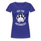 Hex the Patriarchy Triple Moon Goddess Hecate Women’s Premium T-Shirt - royal blue