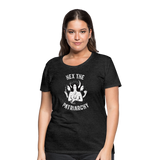 Hex the Patriarchy Triple Moon Goddess Hecate Women’s Premium T-Shirt - charcoal grey