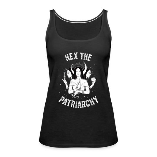 Hex the Patriarchy Women’s Premium Tank Top - black