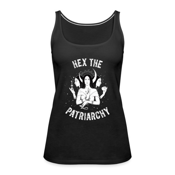 Hex the Patriarchy Women’s Premium Tank Top - black