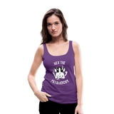 Hex the Patriarchy Women’s Premium Tank Top - purple