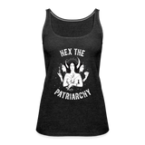 Hex the Patriarchy Women’s Premium Tank Top - charcoal grey