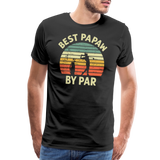 Best Papaw By Par Men's Premium T-Shirt - black