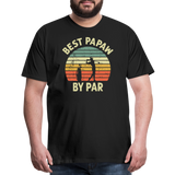 Best Papaw By Par Men's Premium T-Shirt - black