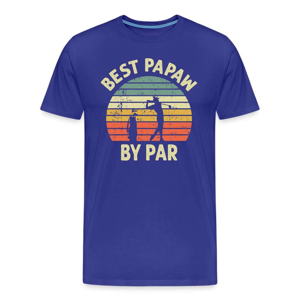 Best Papaw By Par Men's Premium T-Shirt - royal blue