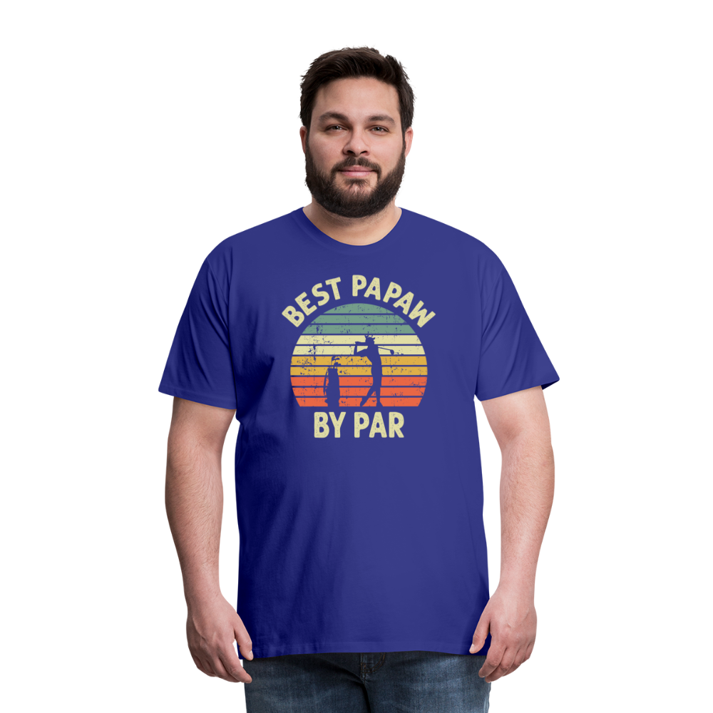 Best Papaw By Par Men's Premium T-Shirt - royal blue