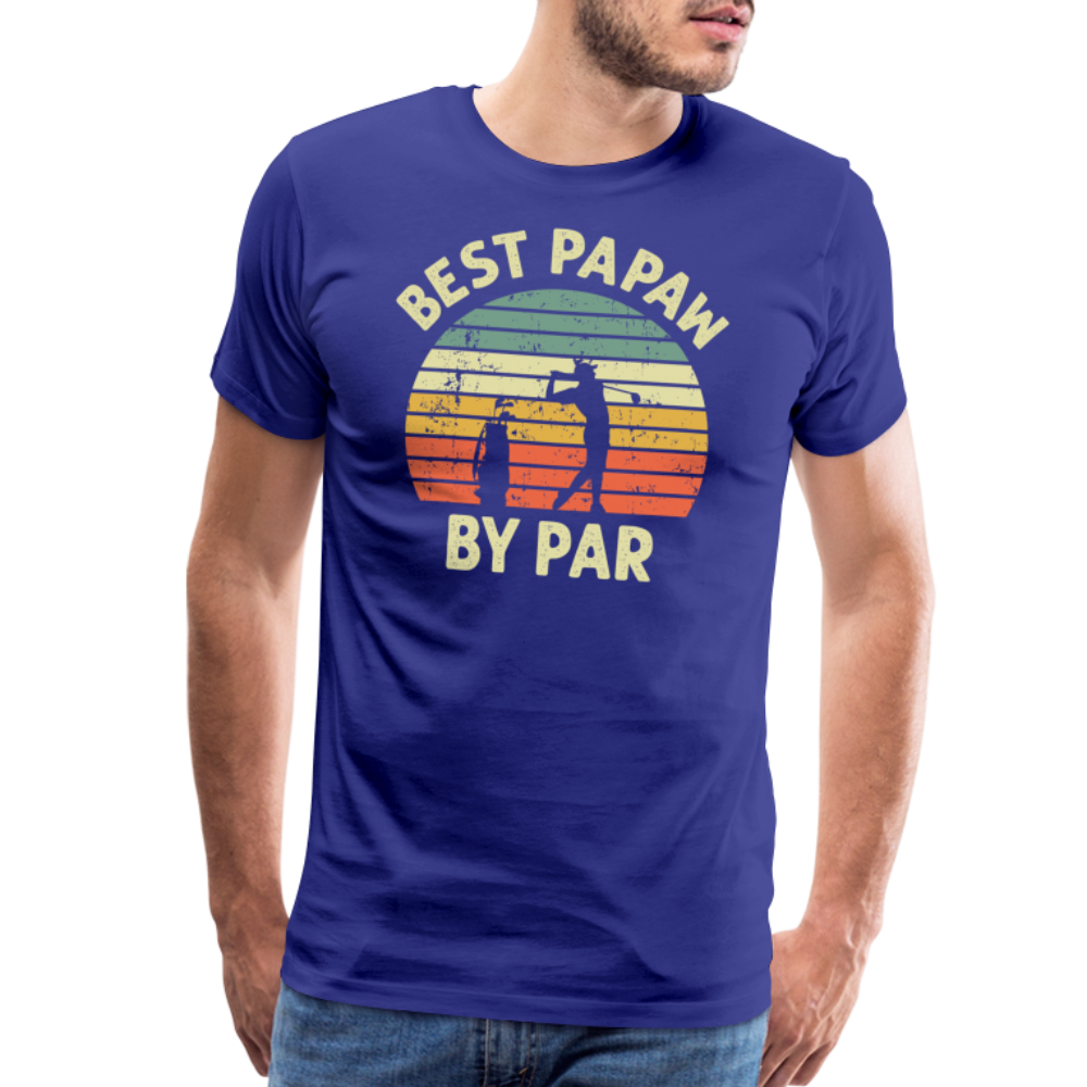 Best Papaw By Par Men's Premium T-Shirt - royal blue