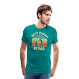 Best Papaw By Par Men's Premium T-Shirt - teal
