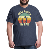 Best Papaw By Par Men's Premium T-Shirt - heather blue