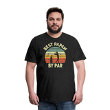 Best Papaw By Par Men's Premium T-Shirt - charcoal grey