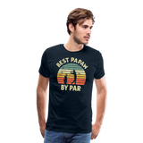 Best Papaw By Par Men's Premium T-Shirt - deep navy