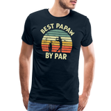 Best Papaw By Par Men's Premium T-Shirt - deep navy