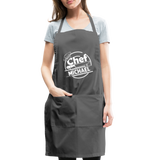 Chef Michael Adjustable Apron - charcoal