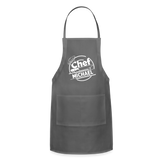 Chef Michael Adjustable Apron - charcoal