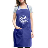 Chef Michael Adjustable Apron - royal blue