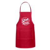 Chef Michael Adjustable Apron - red