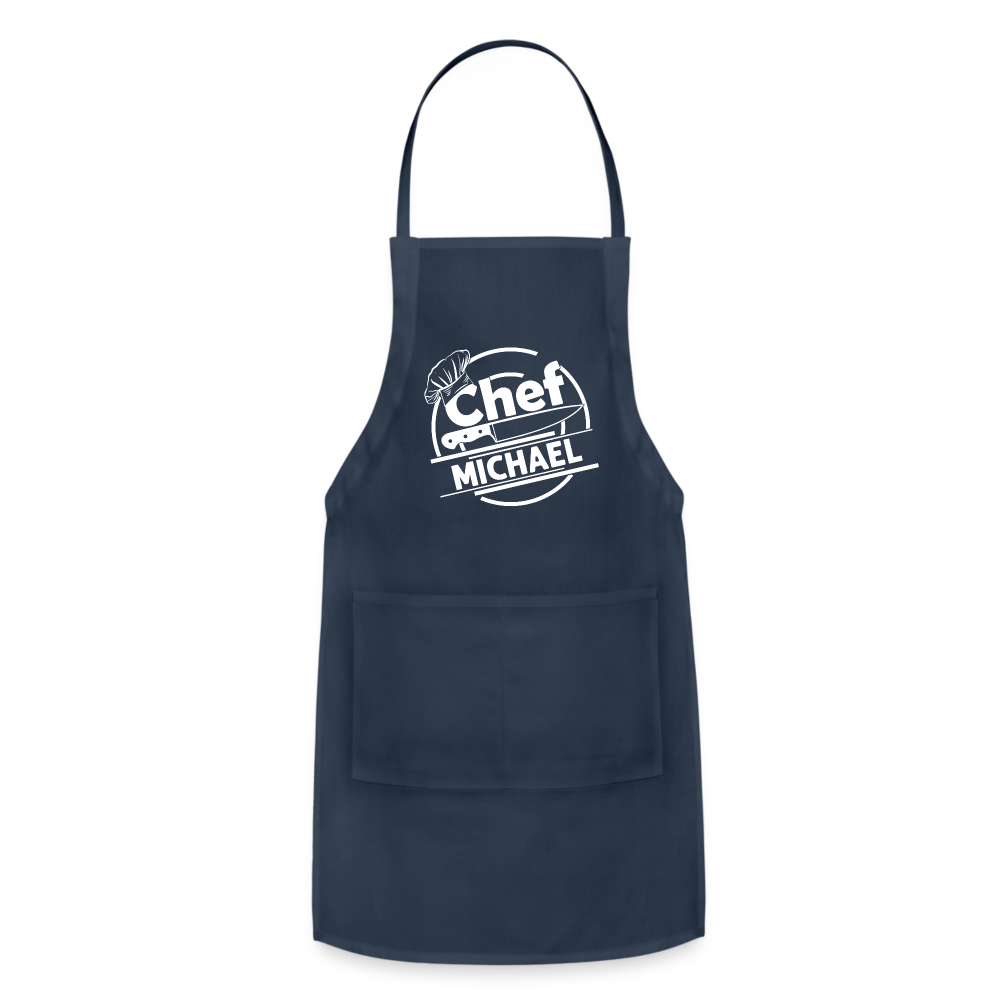 Chef Michael Adjustable Apron - navy
