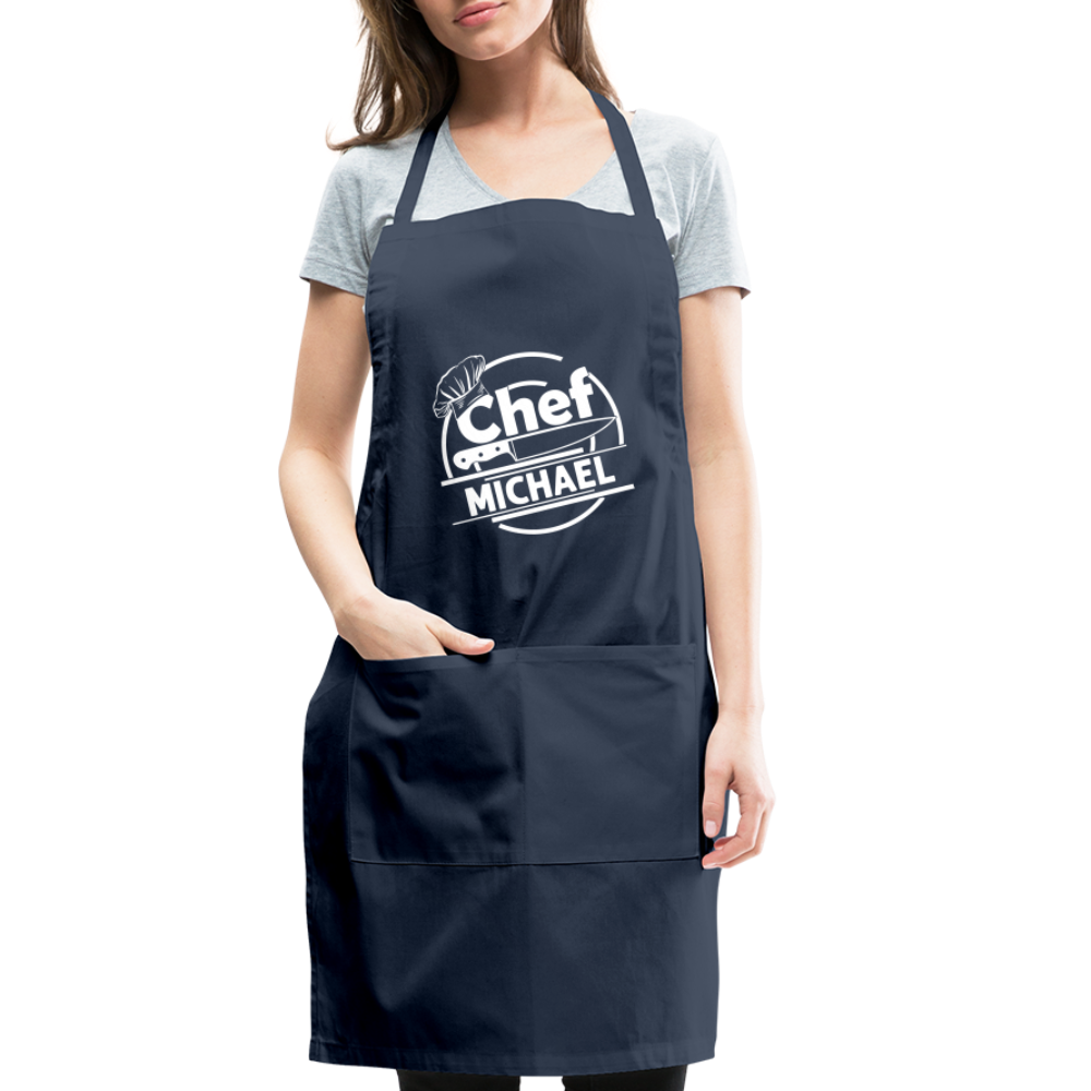 Chef Michael Adjustable Apron - navy