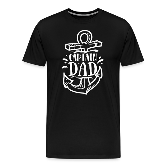 Captain Dad Men's Premium T-Shirt - black