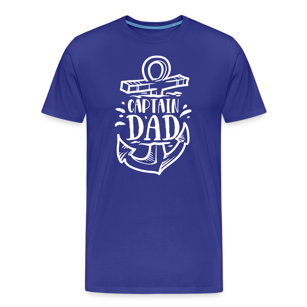 Captain Dad Men's Premium T-Shirt - royal blue
