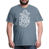 Captain Dad Men's Premium T-Shirt - steel blue