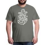 Captain Dad Men's Premium T-Shirt - asphalt gray