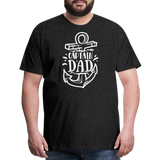 Captain Dad Men's Premium T-Shirt - charcoal grey