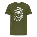 Captain Dad Men's Premium T-Shirt - olive green