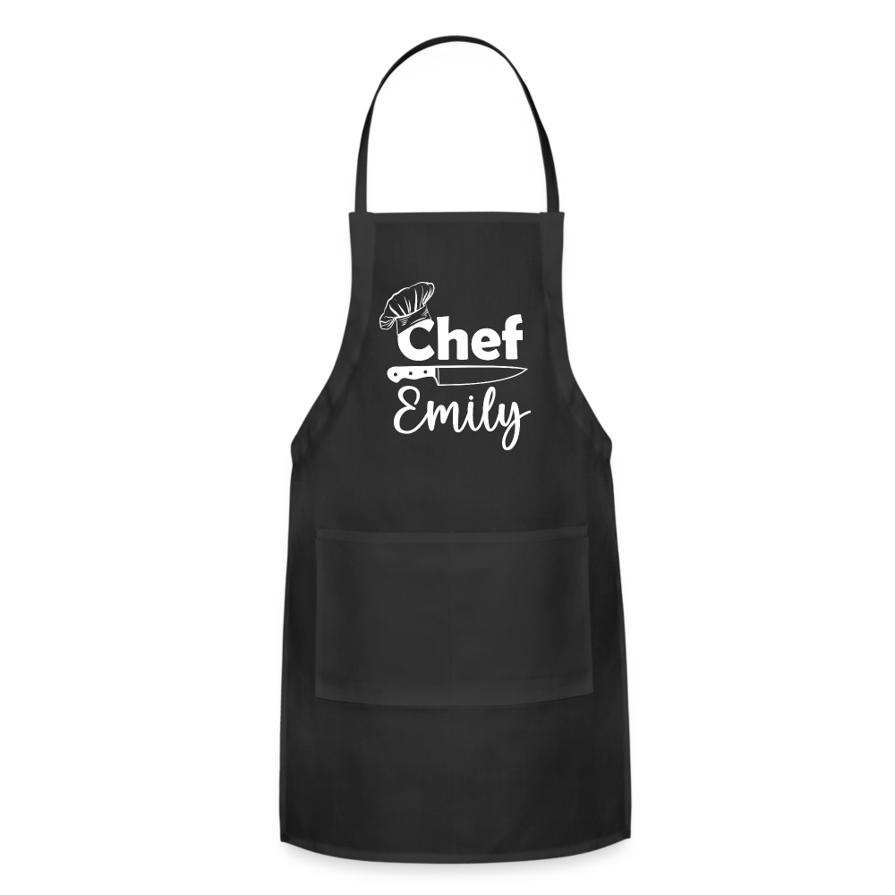Chef Emily Adjustable Apron - black