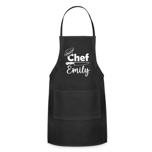 Chef Emily Adjustable Apron - black