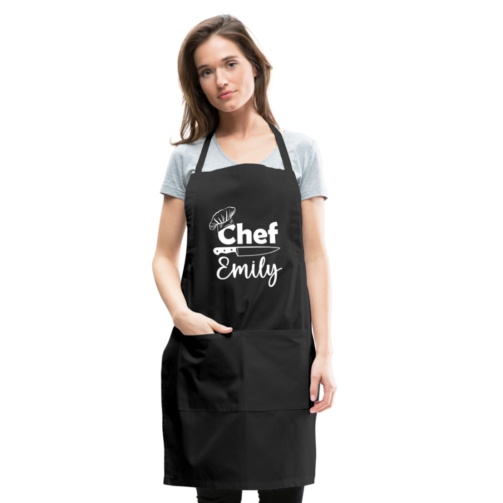 Chef Emily Adjustable Apron - black