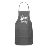 Chef Emily Adjustable Apron - charcoal