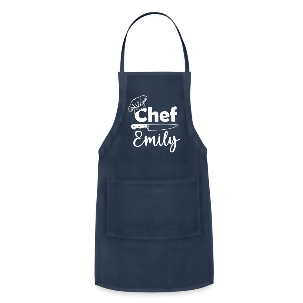 Chef Emily Adjustable Apron - navy