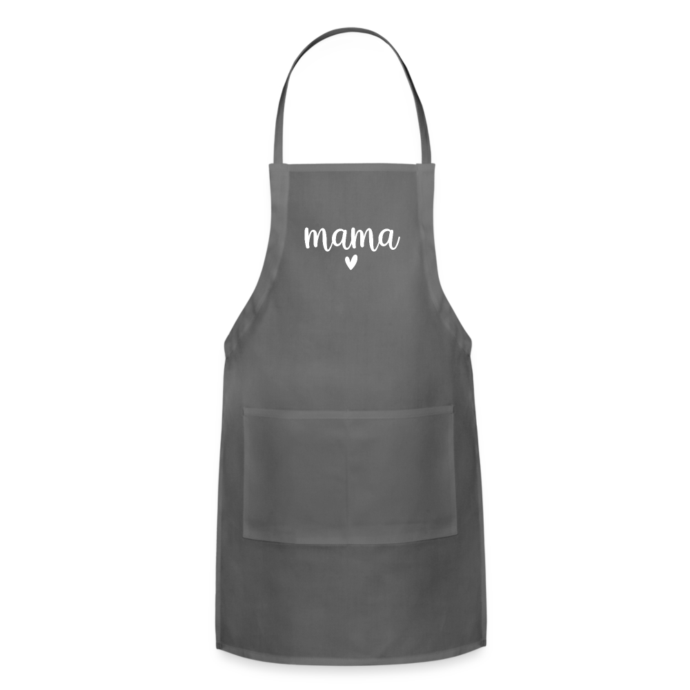 Mama Adjustable Apron - charcoal