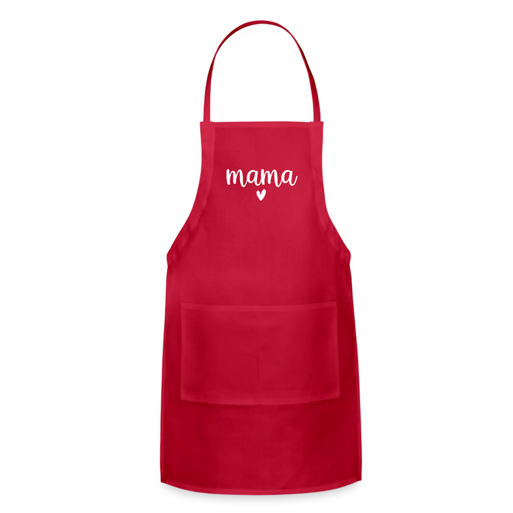 Mama Adjustable Apron - red
