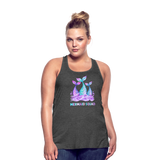 Mermaid Squad Women's Flowy Tank Top by Bella - deep heather