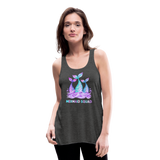 Mermaid Squad Women's Flowy Tank Top by Bella - deep heather