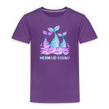 Mermaid Squad Toddler Premium T-Shirt - purple