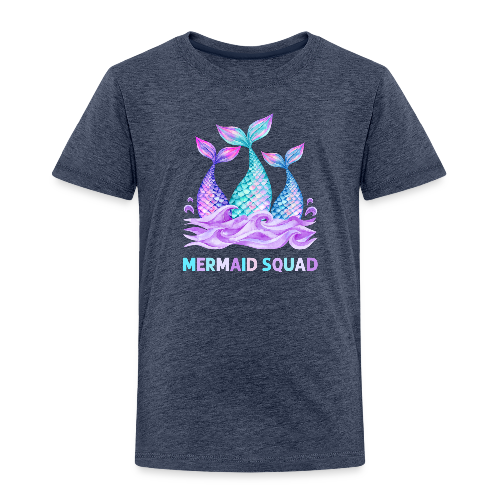 Mermaid Squad Toddler Premium T-Shirt - heather blue