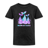 Mermaid Squad Toddler Premium T-Shirt - charcoal grey