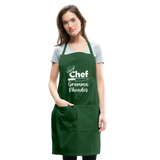 Chef Grandma Rhoades Adjustable Apron - forest green