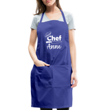 Chef Anne Adjustable Apron - royal blue