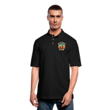 Best Papaw By Par Men's Pique Polo Shirt - black