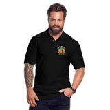 Best Papaw By Par Men's Pique Polo Shirt - black