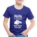 Papa and Grandson Best Buds for Life Toddler Premium T-Shirt - royal blue