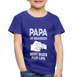 Papa and Grandson Best Buds for Life Toddler Premium T-Shirt - royal blue