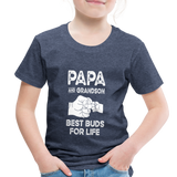 Papa and Grandson Best Buds for Life Toddler Premium T-Shirt - heather blue