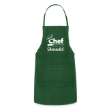 Chef Shaindel Adjustable Apron - forest green