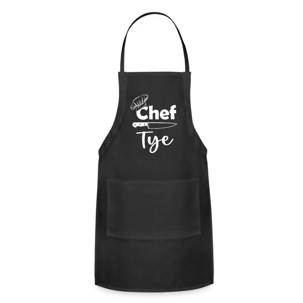 Chef Tye Adjustable Apron - black